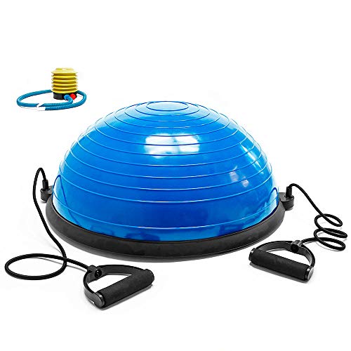 OcioDual Bos Up Balance Trainer Fitball Pelota de Gimnasia Bola de Equilibrio para Entranamiento Pilates Media Bola 60cm con OcioDual Bos Up Balance Trainer Fitball Pelota de Gimnasia Bola de Equilibrio para Entranamiento Pilates Media Bola 60cm con