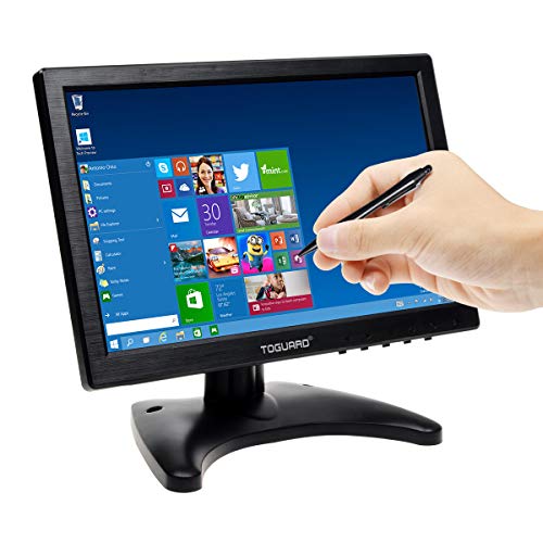 Pantalla 10.1 Pulgadas TOGUARD Monitor con Pantalla Táctil LED en Color, Visualización de Monitor 1280*800 Pantalla de Vigilancia, incluyen Salida VGA/AV/BNC/HDMI/USB y Altavoz Integrado Pantalla 10.1 Pulgadas TOGUARD Monitor con Pantalla Táctil LED en Color, Visualización de Monitor 1280*800 Pantalla de Vigilancia, incluyen Salida VGA/AV/BNC/HDMI/USB y Altavoz Integrado