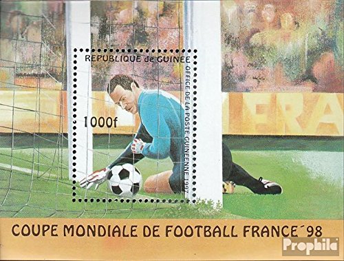 Prophila Collection Guinea Block506 (Completa.edición.) 1997 Fútbol-WM en Francia (Sellos para los coleccionistas) fútbol