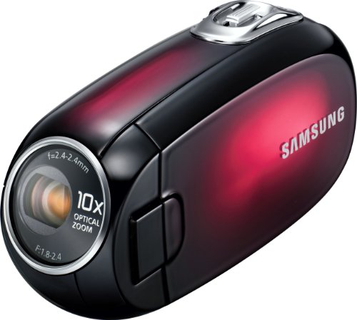 Samsung SMX-C20 - Videocámara (CCD, 0.8 MP, 1/0.236 mm (1/6"), 10 x, 1200 x, 2.4-24 mm) Negro