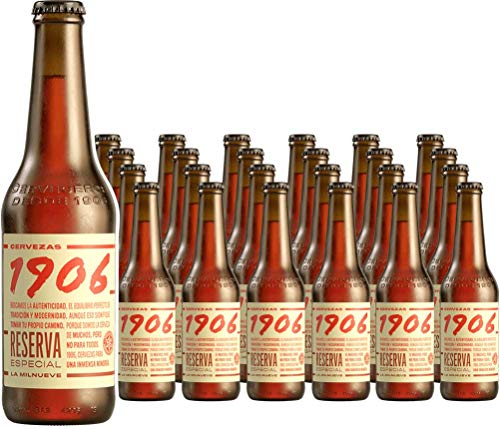 1906 Reserva Especial Cerveza - Pack de 24 botellas x 330 ml - Total: 7.92 L 1906 Reserva Especial Cerveza - Pack de 24 botellas x 330 ml - Total: 7.92 L