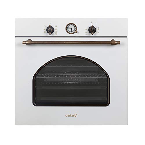 CATA | Horno Multifunción 8 Funciones | Horno Modelo MRA 7108 WH | Capacidad Interior de 60 litros | Rango de temperatura 50º-250º | Sistema de limpieza AquaSmart | Clase de eficiencia energética: A