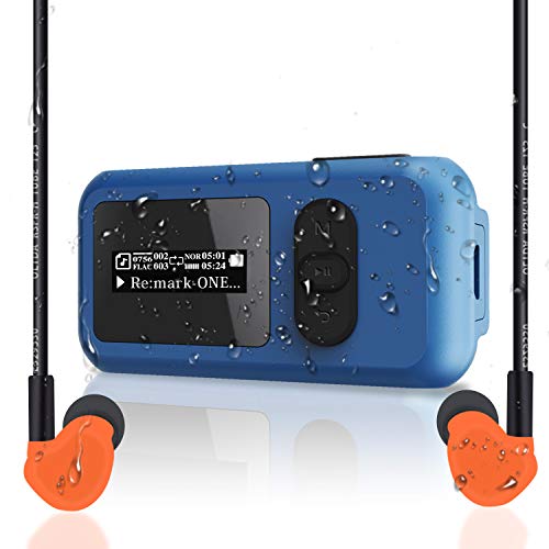 Reproductor MP3 de Natación Impermeable IP68 de 16GB con Pantalla, Clip Giratorio, Puerto USB, Reproducción de Más de 10 Horas, Admite Inmersión a 3M, Función de Radio y Podómetro Reproductor MP3 de Natación Impermeable IP68 de 16GB con Pantalla, Clip Giratorio, Puerto USB, Reproducción de Más de 10 Horas, Admite Inmersión a 3M, Función de Radio y Podómetro