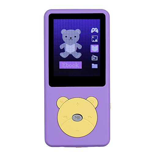 Zacro Reproductor MP3 para Niño 8GB,Reproductor MP3 Niño Pantalla 1.8" LCD,Cartoon Multifuncional de Videojuegos, de Música,Vídeo Radio FM,Apto para 32GB extendido MP3 MP4 de Multimedia Niño,Violeta Zacro Reproductor MP3 para Niño 8GB,Reproductor MP3 Niño Pantalla 1.8" LCD,Cartoon Multifuncional de Videojuegos, de Música,Vídeo Radio FM,Apto para 32GB extendido MP3 MP4 de Multimedia Niño,Violeta