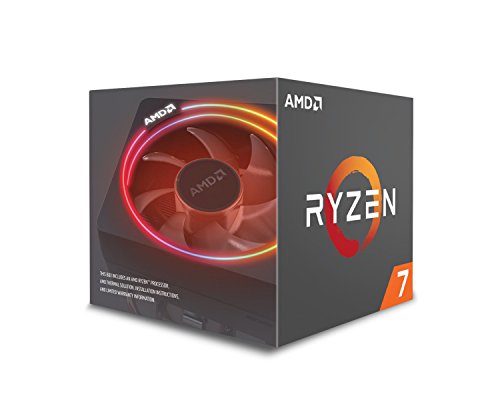AMD Ryzen 7 2700X - Procesador con disipador de calor Wraith Prism (16 MB, 8 núcleos, velocidad de 4.35 GhZ, 105 W) AMD Ryzen 7 2700X - Procesador con disipador de calor Wraith Prism (16 MB, 8 núcleos, velocidad de 4.35 GhZ, 105 W)