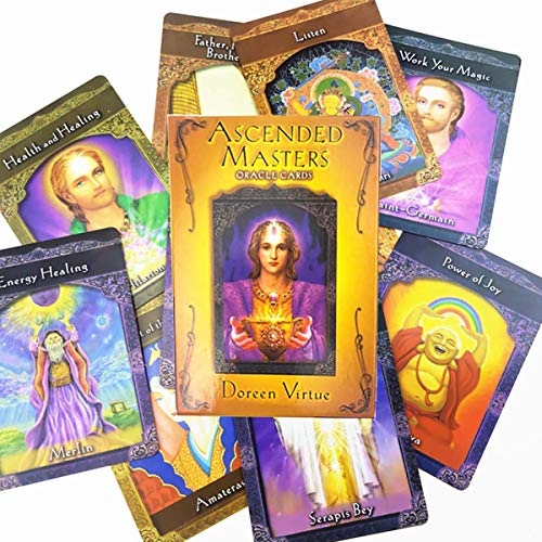 GUOHAPPY 44 Ascended Masters Oracle Cards, Impresionante Juego de Cartas, Agotada Colección RARA, La Baraja Más Innovadora (con Instrucciones)