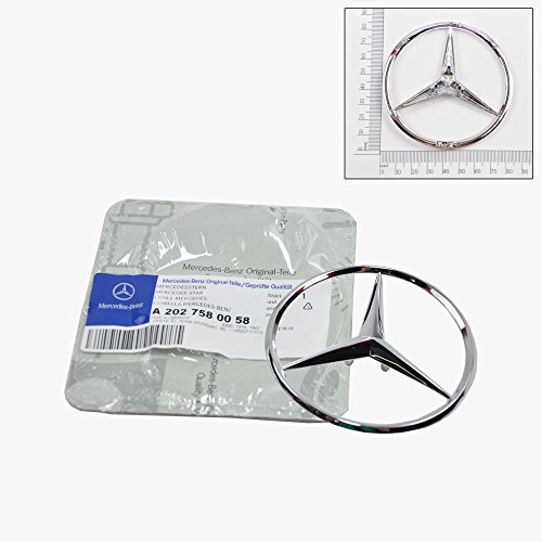 Chapa con el emblema genuino y original de estrella de Mercedes-Benz para la tapa del maletero 2020058.