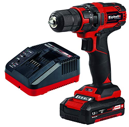 Einhell Taladro destornillador inalámbrico TC-CD 18/35 Li Power X-Change (18V, incluye batería de 1,5 Ah y cargador) (ref.4513914)