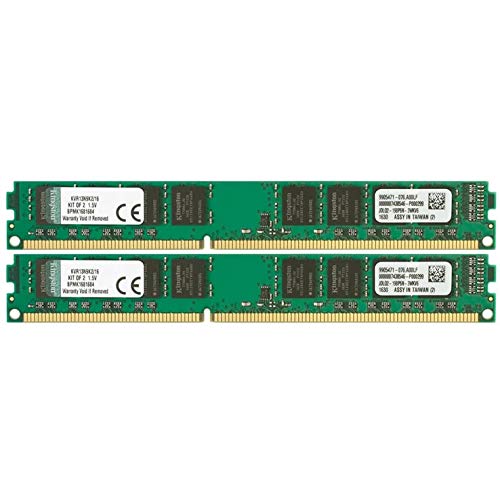 Kingston KVR13N9K2/16 - Memoria RAM de 16 GB (1333 MHz DDR3 Non-ECC CL9 DIMM Kit (2x8 GB) 240-pin, 1.5V)