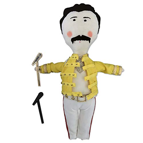 Cromanticamente - Muñeca de Trapo Hecha a Mano Freddie Mercury Wembley 86 30cm