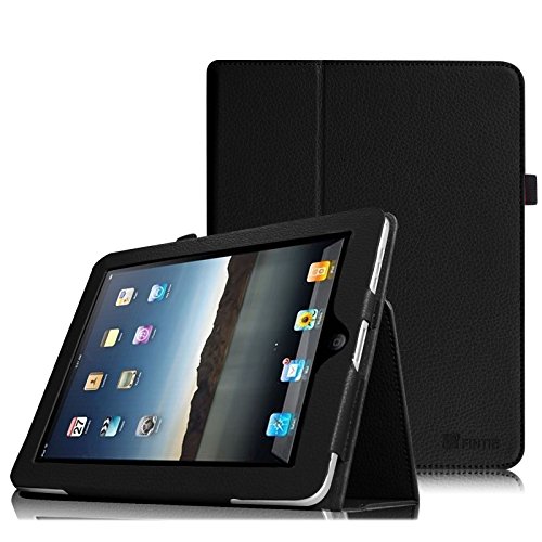 Fintie Folio Funda para iPad 1 - Slim Fit Carcasa con Función de Soporte para iPad 1.ª Generación, Negro