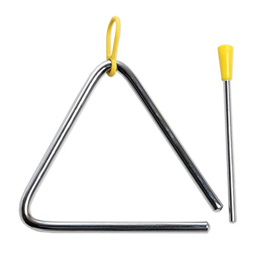 CASCHA HH 2004 Triangulo con martillos con empuñadura de goma, para percusión y educación musical temprana CASCHA HH 2004 Triangulo con martillos con empuñadura de goma, para percusión y educación musical temprana