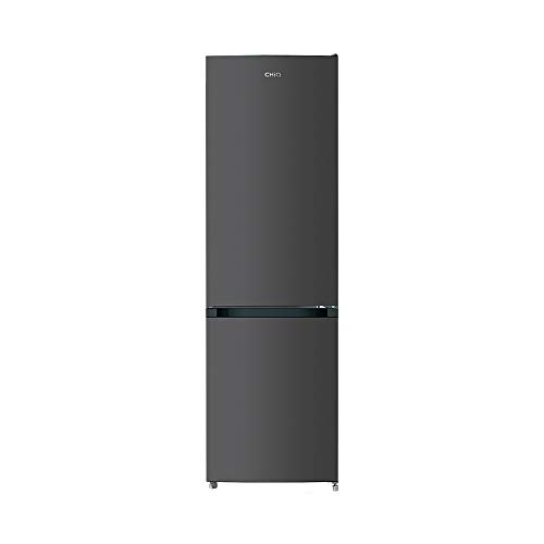 CHiQ FBM250NE4 - Frigorífico combi 250L (180L + 70L congelador), Multi-air-flow, No Frost, acero inoxidable, compresor 12 años garantia, A+