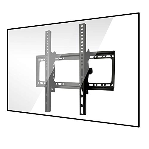 Soporte de TV para 26’’ a 55’’ Television de pantalla plana, Sendowtek VESA Máx 400x400mm Soporte Pared Brazo TV de pantalla plana para LED/LCD/PDP con Carga de 45 kg, Ángulo ajustable de -5° a +15°