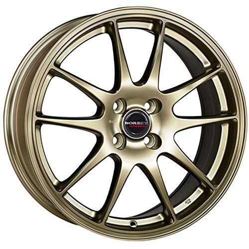 Borbet 65545100464.0 - Llantas de aleación RS 6,5 x 15 ET 45, círculo del perno 4 x 100 mm, eje centrado 64 RS, color bronce mate Borbet 65545100464.0 - Llantas de aleación RS 6,5 x 15 ET 45, círculo del perno 4 x 100 mm, eje centrado 64 RS, color bronce mate