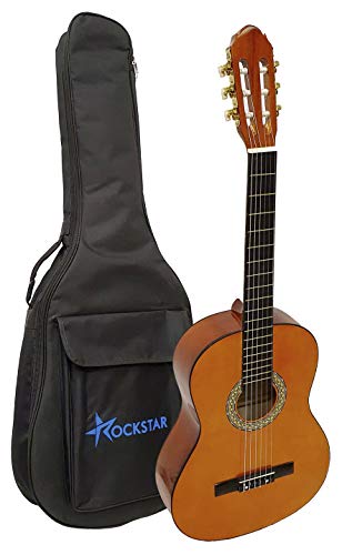 Guitarra clásica española Romanza mod TOLEDO 4/4 con funda 10mm calidad y precio - rockmusic