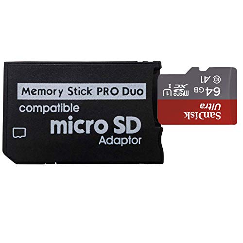 LEAGY PSP 1000, PSP 2000, PSP3000 Adaptador de Memory Stick, Micro SD a Memory Stick Pro Duo MagicGate Card para, Handycam, Cámara, Sony Playstation Portable LEAGY PSP 1000, PSP 2000, PSP3000 Adaptador de Memory Stick, Micro SD a Memory Stick Pro Duo MagicGate Card para, Handycam, Cámara, Sony Playstation Portable
