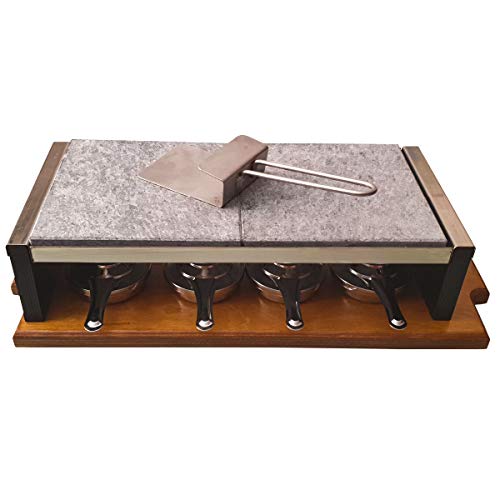 Piedra para Asar Carne a la Piedra de 20x40x2,5 cm Especial Chuletón con 4 quemadores Piedra para Asar Carne a la Piedra de 20x40x2,5 cm Especial Chuletón con 4 quemadores