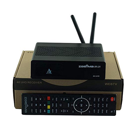 ZGEMMA - H9.2S, con 2 DVB-S2X, sintonizador de transmisión múltiple, 4 K, UHD, 2160p, sintonizador doble, receptor de satélite, wifi incorporado