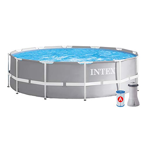 Intex 26712NP Piscina redonda sobresuelo, con depuradora, 366 x 76 cm Intex 26712NP Piscina redonda sobresuelo, con depuradora, 366 x 76 cm