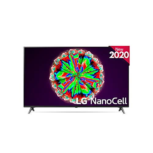 LG 55NANO806NA - Smart TV 4K NanoCell 139 cm, 55" con Inteligencia Artificial, Procesador Inteligente Quad Core, Deep Learning, Local Dimming, HDR 10 Pro, HLG, Sonido Ultra Surround