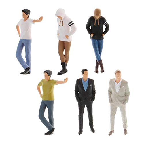 perfeclan 6X 1/64 S Escala Miniatura Street Men Figura Personaje