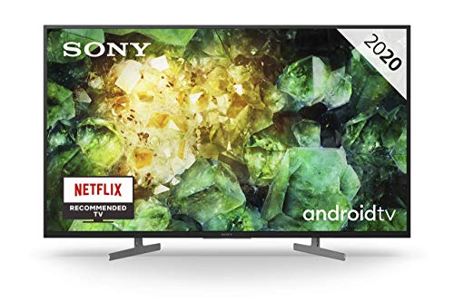 Sony KD-49XH8196PBAEP - Televisor 4K HDR Android TV (procesador X1 4K HDR, Triluminos, 4K X-Reality PRO, MotionFlow XR, Dolby Vision, Dolby Atmos, calibración automática caIMAN, control por voz)