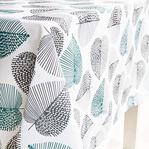 X-Labor - Mantel lavable rectangular, resistente al agua, tejido Oxford, fácil de limpiar, para jardín, habitaciones, decoración de mesa, verde menta, 140*200 cm X-Labor - Mantel lavable rectangular, resistente al agua, tejido Oxford, fácil de limpiar, para jardín, habitaciones, decoración de mesa, verde menta, 140*200 cm