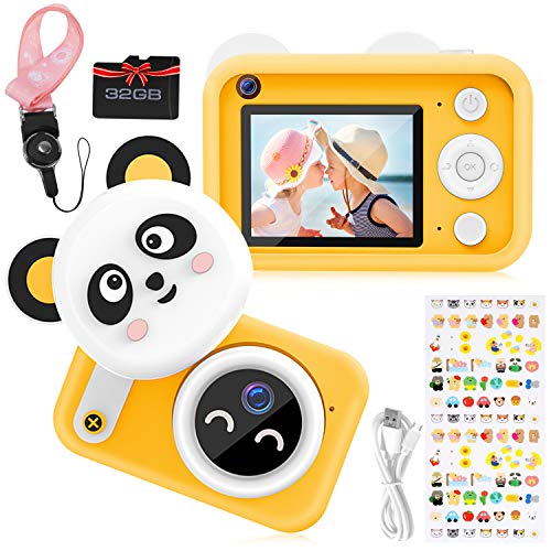 joylink Cámara para Niños, 2,4 Inch Pantalla Cámara de Fotos para Niños Cámara Selfie de 16MP 1080P HD Video Cámara Digital para Niños con Tarjeta TF de 32GB