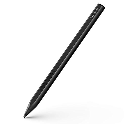 RENAISSER Lápiz Compatible con Surface, Sujeción Magnética, Primera Forma de D Igual Que El Surface Pen, Carga Rápida, Sensibilidad De Presión Máxima 4096, Recargable, Cuerpo de Aluminio, Raphael 520