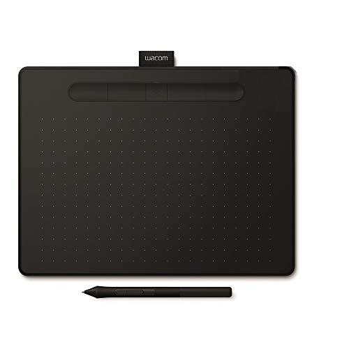 Wacom Intuos M - Tableta Gráfica Bluetooth para pintar, dibujar y editar photos con 3 softwares creativos incluidos para descargar, Windows & Mac, óptima para oficina en casa y e-learning, negra Wacom Intuos M - Tableta Gráfica Bluetooth para pintar, dibujar y editar photos con 3 softwares creativos incluidos para descargar, Windows & Mac, óptima para oficina en casa y e-learning, negra