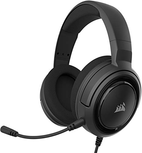 Corsair HS35 - Auriculares Stereo para Juegos (Membrana Neodimio de 50 mm, Micrófono Unidireccional Extraíble, Estructura Ligera, Compatible con PC, Xbox One, PS4, Nintendo Switch y Móviles), Negro Corsair HS35 - Auriculares Stereo para Juegos (Membrana Neodimio de 50 mm, Micrófono Unidireccional Extraíble, Estructura Ligera, Compatible con PC, Xbox One, PS4, Nintendo Switch y Móviles), Negro