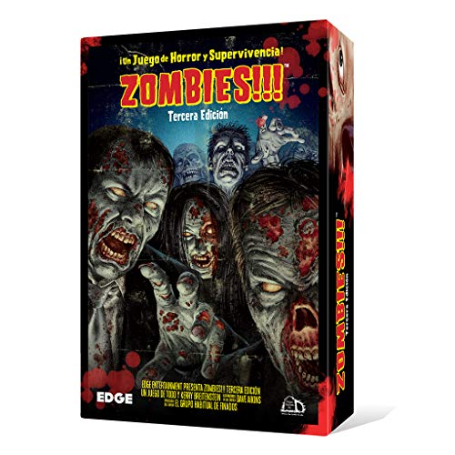Edge Entertainment-Zombies-Juego de Mesa, 3ª edición (EDGTC3D) Edge Entertainment-Zombies-Juego de Mesa, 3ª edición (EDGTC3D)