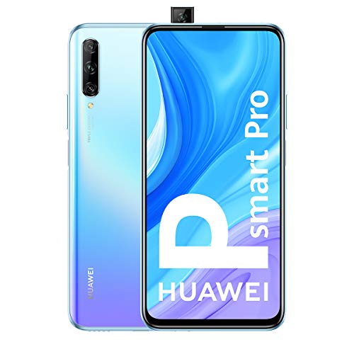 HUAWEI P Smart Pro - Smartphone con Pantalla Ultra FullView FHD+ de 6.59" (6GB de RAM + 128GB de ROM, Triple Cámara IA de 48MP, 4000 mAh, Android 9) Color Breathing Crystal