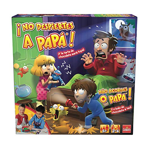Goliath-¡No Despiertes a Papá-Juego de Mesa Infantil 70.581, 26.9 x 26.7 x 8.4 (118-70581) Goliath-¡No Despiertes a Papá-Juego de Mesa Infantil 70.581, 26.9 x 26.7 x 8.4 (118-70581)