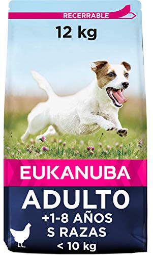 EUKANUBA Raza Pequeña Adulto Activo rico en pollo fresco [3 kg]