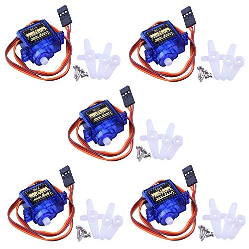 Longruner Servo Motor SG90 Rc Robot Helicopter Airplane Boat Controls LKY66-UK-5 Longruner Servo Motor SG90 Rc Robot Helicopter Airplane Boat Controls LKY66-UK-5