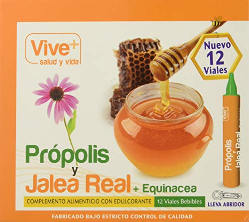 Vive+ Própolis con Jalea Real y Equinácea - 12 Unidades Vive+ Própolis con Jalea Real y Equinácea - 12 Unidades