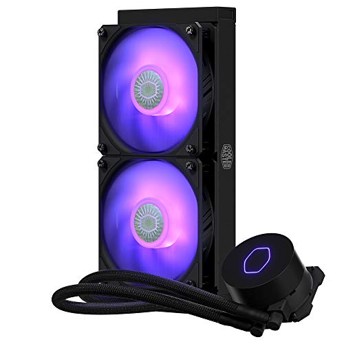 Cooler Master MasterLiquid ML240L V2 RGB Refrigeración a Liquido – Efectos Iluminación Brillantes, Bomba 3ª Generación, Radiador Superior y Doble Ventilador SickleFlow 120 mm, Color Negro Cooler Master MasterLiquid ML240L V2 RGB Refrigeración a Liquido – Efectos Iluminación Brillantes, Bomba 3ª Generación, Radiador Superior y Doble Ventilador SickleFlow 120 mm, Color Negro