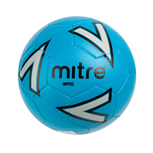 Mitre Impel Training Football - Blue/Silver/Black, 4