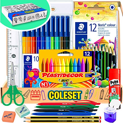 Coleset Pack Material Escolar Primaria Set Vuelta al Cole Kit Escolar Infantil Lote Materiales Escolares Kawaii Material Colegio Papeleria Bonito Utiles Escolares Barato Completo Sets Colores niños Coleset Pack Material Escolar Primaria Set Vuelta al Cole Kit Escolar Infantil Lote Materiales Escolares Kawaii Material Colegio Papeleria Bonito Utiles Escolares Barato Completo Sets Colores niños