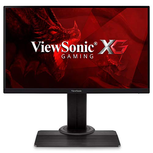 Viewsonic XG2405 - Monitor para Juegos (60,5 cm/24", Full HD, Panel IPS, 1 ms, 144 Hz, FreeSync, Baja Entrada, Altura Regulable), Color Negro