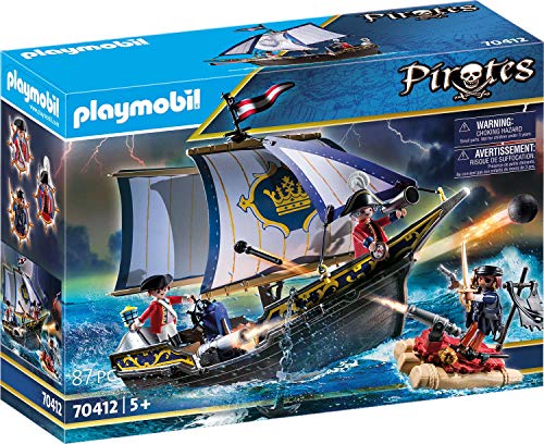 PLAYMOBIL Pirates - Carabela, a partir de 5 Años, 70412 PLAYMOBIL Pirates - Carabela, a partir de 5 Años, 70412