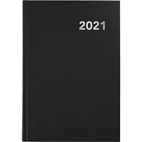 Grafoplás 70302110. Agenda 2021, Día Página, Negra, Cubiertas Guaflex Gofrado, Tapa Dura y Punto de Lectura, Serie Bretaña, 14,5x21cm Grafoplás 70302110. Agenda 2021, Día Página, Negra, Cubiertas Guaflex Gofrado, Tapa Dura y Punto de Lectura, Serie Bretaña, 14,5x21cm