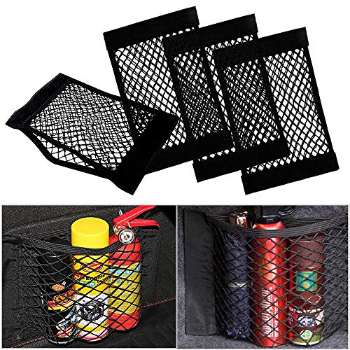 UIHOL Red de Bolso Coche, (4PCS) Organizador Maletero de Coche, Duradera Almacenamiento para Tronco Trunk Storage Net Malla de Vehículo Gran Capacidad Pocket Organizer con mágicas Pegatinas (25×40cm) UIHOL Red de Bolso Coche, (4PCS) Organizador Maletero de Coche, Duradera Almacenamiento para Tronco Trunk Storage Net Malla de Vehículo Gran Capacidad Pocket Organizer con mágicas Pegatinas (25×40cm)
