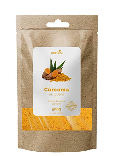 Cúrcuma en Polvo 100% Orgánica 500gr Carefood | Ecológica Procedente de la India | Superalimento Ecológico Cúrcuma en Polvo 100% Orgánica 500gr Carefood | Ecológica Procedente de la India | Superalimento Ecológico