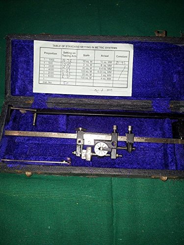 Instrumento civil de alta calidad de Planimómetro mecánico y equipo de levantamiento