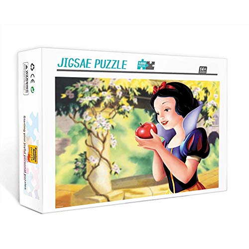 1000 piezas para adultos -Cartel de animación de Blancanieves Rompecabezas/adulto 1000 piezas, regalos para niños juego de rompecabezas regalo 75x50cm 1000 piezas para adultos -Cartel de animación de Blancanieves Rompecabezas/adulto 1000 piezas, regalos para niños juego de rompecabezas regalo 75x50cm