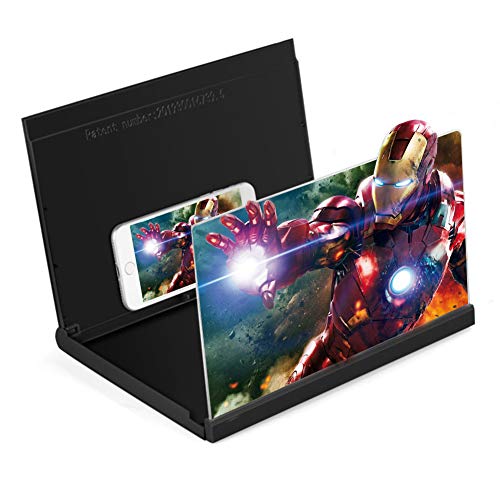 14 Pulgadas para Todos Los Teléfonos Inteligentes, Una Lupa De Pantalla 3D De Alta Definición para Películas, Videos y Juegos, Regalos De Alta Tecnología para Hombres (Negro) 14 Pulgadas para Todos Los Teléfonos Inteligentes, Una Lupa De Pantalla 3D De Alta Definición para Películas, Videos y Juegos, Regalos De Alta Tecnología para Hombres (Negro)