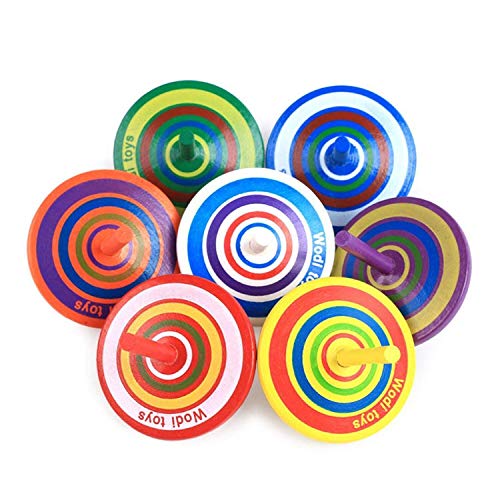16 Piezas Juego de Peonza de Madera, Peonzas de Madera de Colores, Regalos y Detalles para Comuniones, Mini Colorido Giroscopios de Madera Artesanales para Juguetes de Fiesta Infantil Niños, Niñas 16 Piezas Juego de Peonza de Madera, Peonzas de Madera de Colores, Regalos y Detalles para Comuniones, Mini Colorido Giroscopios de Madera Artesanales para Juguetes de Fiesta Infantil Niños, Niñas